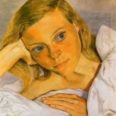 Chica en la cama de Lucien FREUD 1952 colecc privada_01